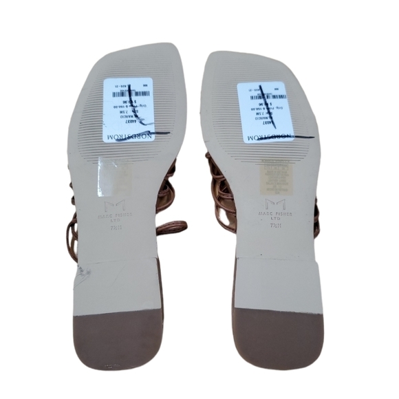NEW Women's Marc Fisher Ltd Marcio Slide Sandal, Size 6, 7.5 and 10 - Brown - Picture 6 of 8